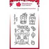 Woodware Acorn Gnomes Clear Stamp (FRS879)