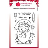 Woodware Gnome Chef Clear Stamp (FRS880)