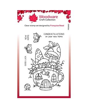 Woodware Mushroom Cup Clear Stamp (FRS882) Woodware Mushroom Cup Clear Stamp (FRS882)
