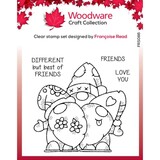 Woodware Gnome Friends Clear Stamp (FRS086)