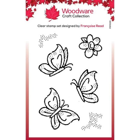 Woodware Little Butterflies Clear Stamp (FRM029)