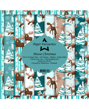 Paper Favourites Moose Christmas 6x6 Inch Paper Pack (PF182) Paper Favourites Moose Christmas 6x6 Inch Paper Pack (PF182)