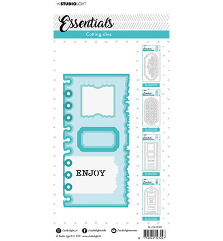 Studio Light Essentials Snijmal Slimline Page Ticket (SL-ES-CD81) Studio Light Essentials Snijmal Slimline Page Ticket (SL-ES-CD81)