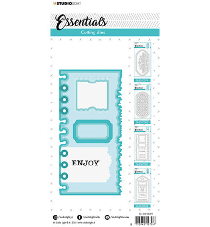 Studio Light Essentials Snijmal Slimline Page Ticket (SL-ES-CD81) Studio Light Essentials Snijmal Slimline Page Ticket (SL-ES-CD81)