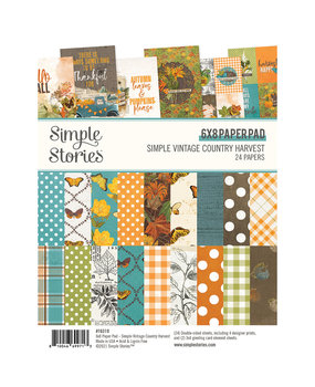 Simple Stories Simple Vintage Country Harvest 6x8 Inch Paper Pad (16319) Simple Stories Simple Vintage Country Harvest 6x8 Inch Paper Pad (16319)