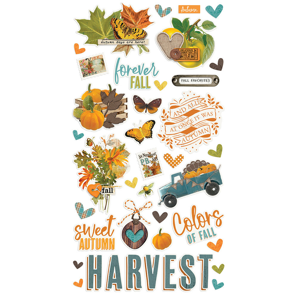 Simple Stories Simple Vintage Country Harvest Chipboard (16320) Simple Stories Simple Vintage Country Harvest Chipboard (16320)