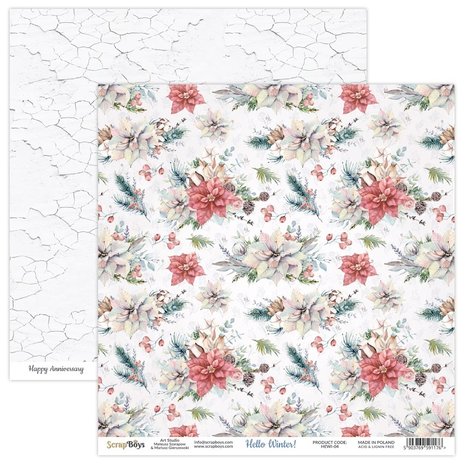 ScrapBoys Hello Winter 6x6 Inch Paper Pad (HEWI-09) ScrapBoys Hello Winter 6x6 Inch Paper Pad (HEWI-09)