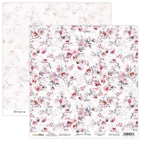 ScrapBoys Japanese Beauty 6x6 Inch Paper Pad (JABE-09) ScrapBoys Japanese Beauty 6x6 Inch Paper Pad (JABE-09)