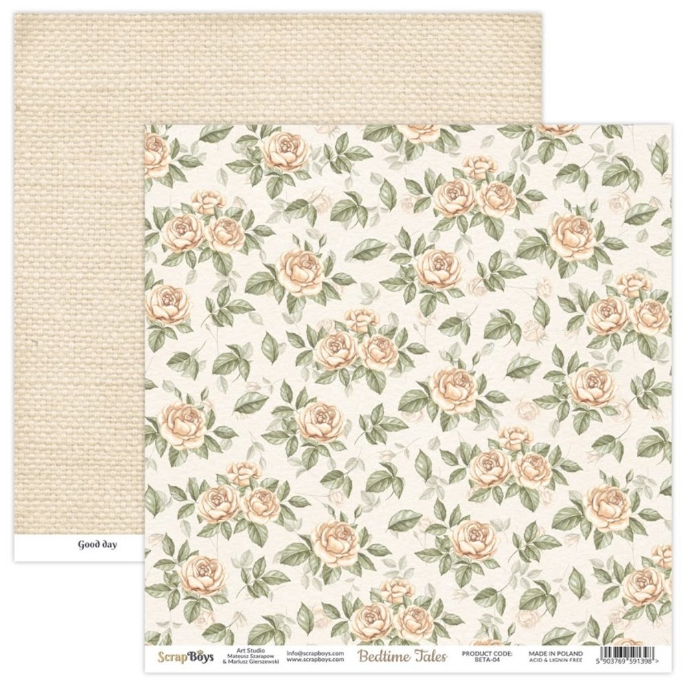 ScrapBoys Bedtime Tales 12x12 Inch Paper Set (BETA-08)