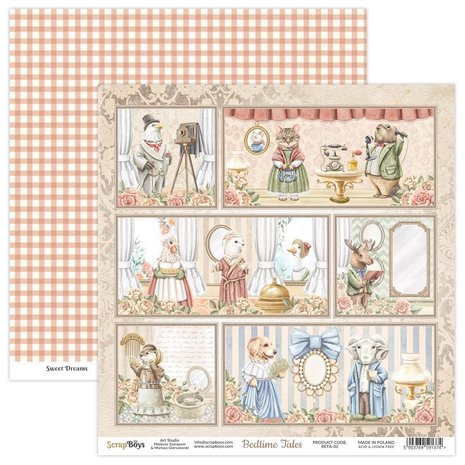 ScrapBoys Bedtime Tales 6x6 Inch Paper Pad (BETA-09) ScrapBoys Bedtime Tales 6x6 Inch Paper Pad (BETA-09)