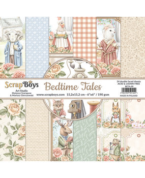 ScrapBoys Bedtime Tales 6x6 Inch Paper Pad (BETA-09) ScrapBoys Bedtime Tales 6x6 Inch Paper Pad (BETA-09)