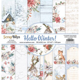 ScrapBoys Hello Winter 12x12 Inch Paper Set (HEWI-08)