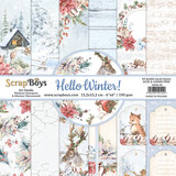 ScrapBoys Hello Winter 6x6 Inch Paper Pad (HEWI-09)