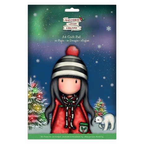Gorjuss Christmas A4 Craft Pad (GOR 160905) Gorjuss Christmas A4 Craft Pad (GOR 160905)