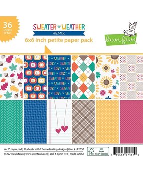 Lawn Fawn Sweater Weather Remix 6x6 Inch Petite Paper Pad (LF2650) Lawn Fawn Sweater Weather Remix 6x6 Inch Petite Paper Pad (LF2650)