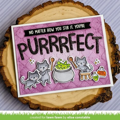 Lawn Fawn Purrfectly Wicked Clear Stamps (LF2664) Lawn Fawn Purrfectly Wicked Clear Stamps (LF2664)