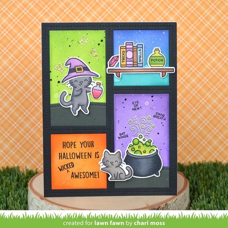 Lawn Fawn Purrfectly Wicked Clear Stamps (LF2664) Lawn Fawn Purrfectly Wicked Clear Stamps (LF2664)