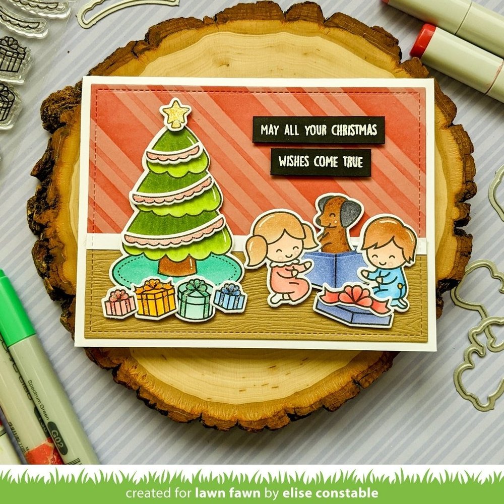 Lawn Fawn Joy To All Clear Stamps (LF2668) Lawn Fawn Joy To All Clear Stamps (LF2668)