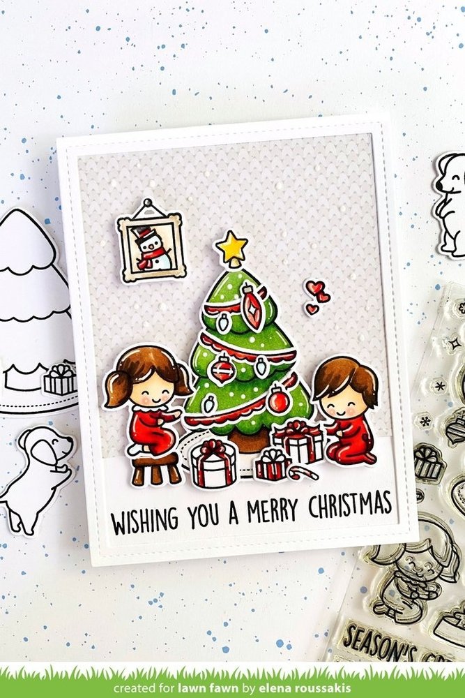 Lawn Fawn Joy To All Clear Stamps (LF2668) Lawn Fawn Joy To All Clear Stamps (LF2668)