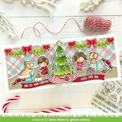 Lawn Fawn Joy To All Clear Stamps (LF2668) Lawn Fawn Joy To All Clear Stamps (LF2668)