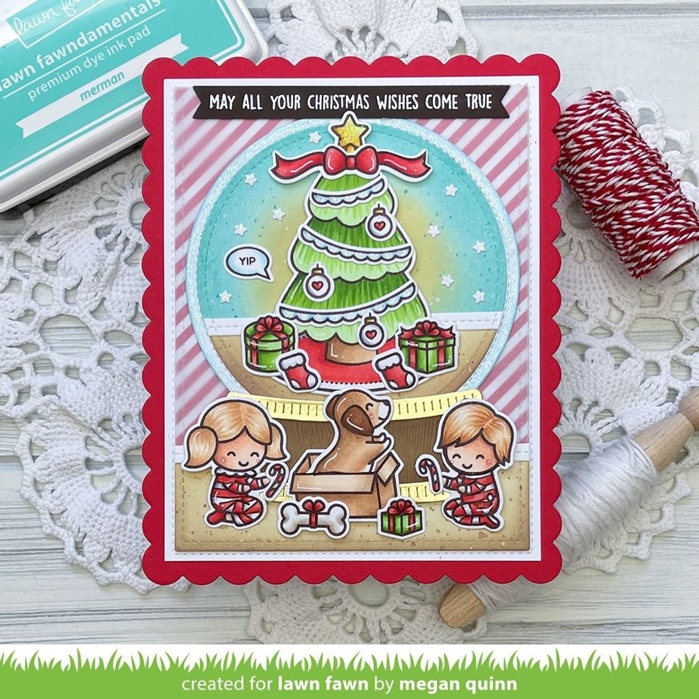 Lawn Fawn Joy To All Clear Stamps (LF2668) Lawn Fawn Joy To All Clear Stamps (LF2668)