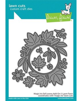 Lawn Fawn Magic Iris Fall Leaves Add-On Dies (LF2696) Lawn Fawn Magic Iris Fall Leaves Add-On Dies (LF2696)