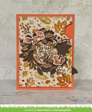 Lawn Fawn Magic Iris Fall Leaves Add-On Dies (LF2696) Lawn Fawn Magic Iris Fall Leaves Add-On Dies (LF2696)