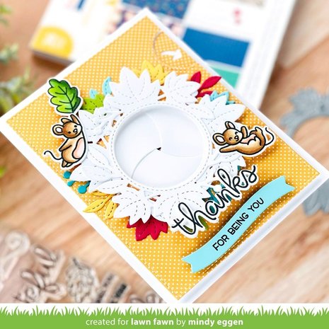 Lawn Fawn Magic Iris Fall Leaves Add-On Dies (LF2696) Lawn Fawn Magic Iris Fall Leaves Add-On Dies (LF2696)