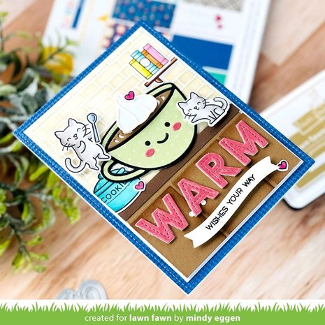 Lawn Fawn Lovely Latte Dies (LF2698)