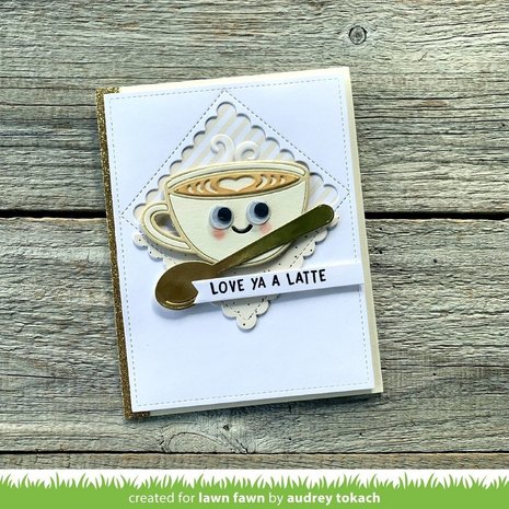 Lawn Fawn Lovely Latte Dies (LF2698)