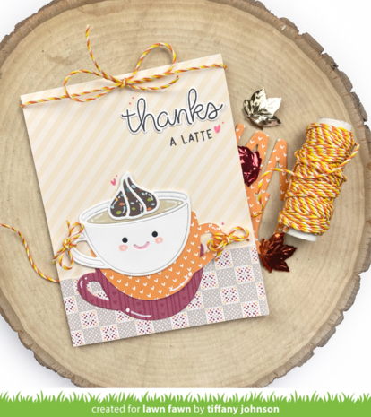 Lawn Fawn Lovely Latte Dies (LF2698)