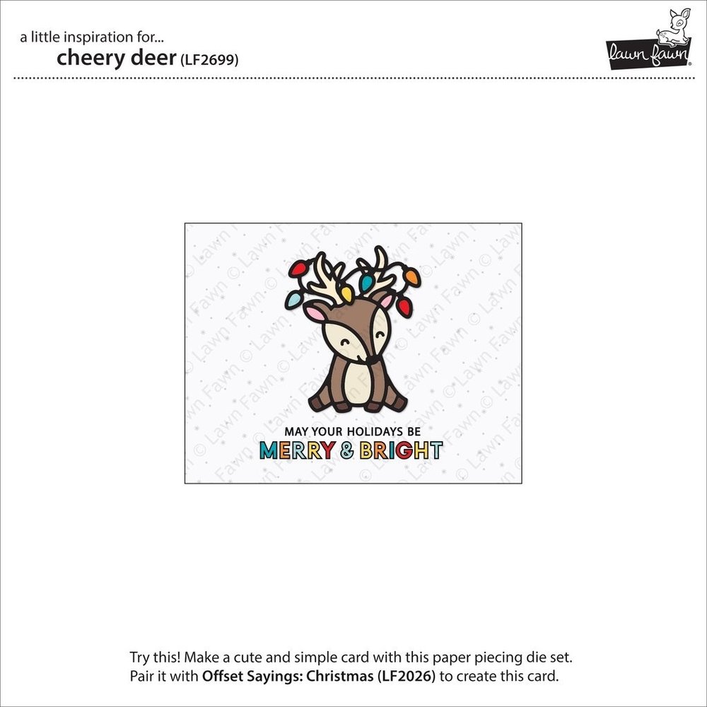 Lawn Fawn Cheery Deer Dies (LF2699) Lawn Fawn Cheery Deer Dies (LF2699)
