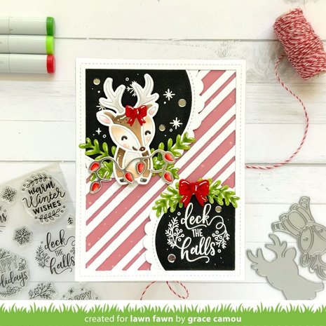 Lawn Fawn Cheery Deer Dies (LF2699) Lawn Fawn Cheery Deer Dies (LF2699)