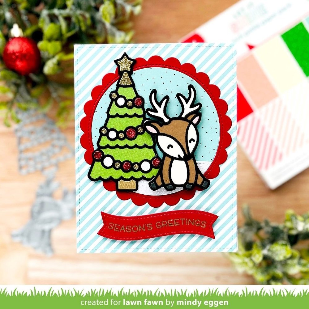 Lawn Fawn Jolly Christmas Tree Dies (LF2700)