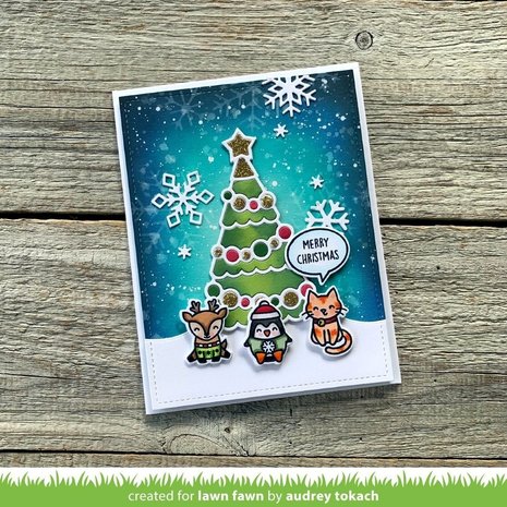 Lawn Fawn Jolly Christmas Tree Dies (LF2700)