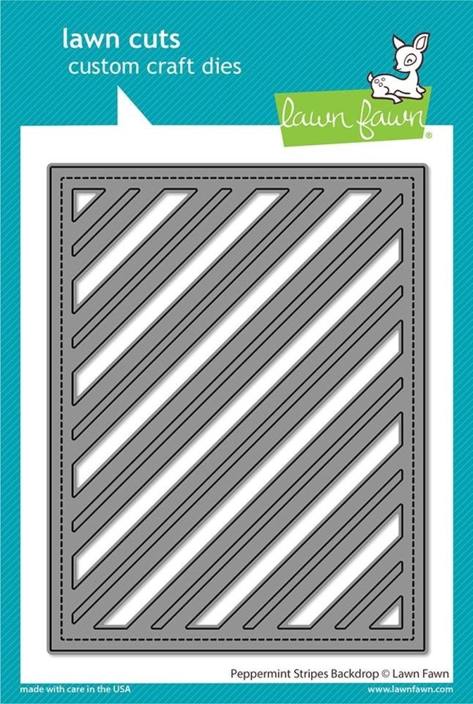 Lawn Fawn Peppermint Stripes Backdrop Dies (LF2705) Lawn Fawn Peppermint Stripes Backdrop Dies (LF2705)