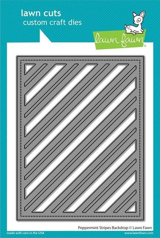 Lawn Fawn Peppermint Stripes Backdrop Dies (LF2705) Lawn Fawn Peppermint Stripes Backdrop Dies (LF2705)