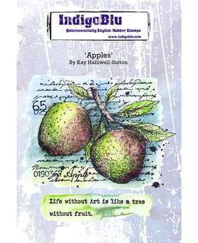 IndigoBlu Apples A6 Rubber Stamps (IND0864)