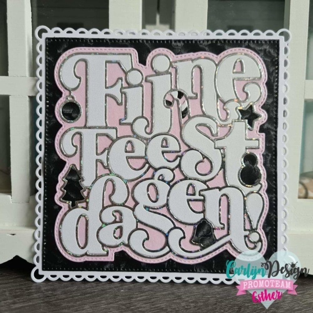 Carlijn Design Snijmallen Vierkant Fijne Feestdagen (CDSN-0135) Carlijn Design Snijmallen Vierkant Fijne Feestdagen (CDSN-0135)