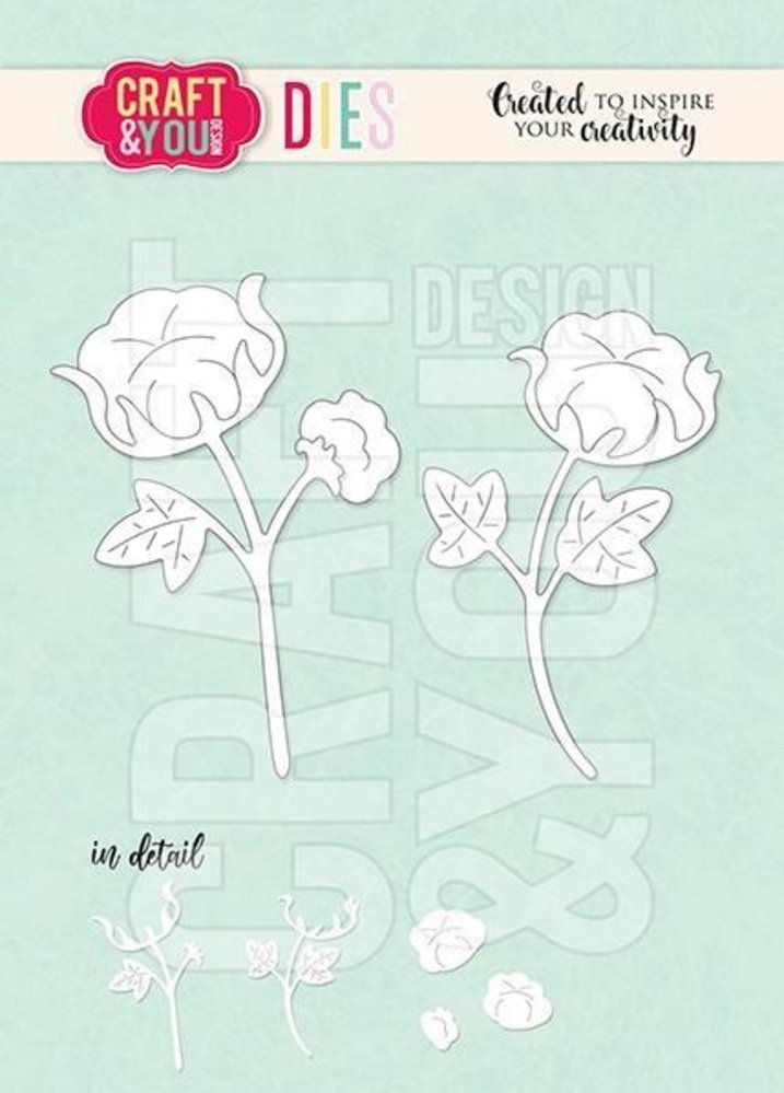 Craft & You Dies Cotton Flower (CW146) Craft & You Dies Cotton Flower (CW146)