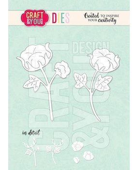 Craft & You Dies Cotton Flower (CW146) Craft & You Dies Cotton Flower (CW146)