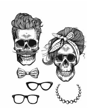 Stampers Anonymous Cling Stamps Wicked Hipsters (CMS439)