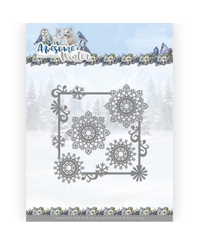 Amy Design Awesome Winter Winter Swirl Square (ADD10256)