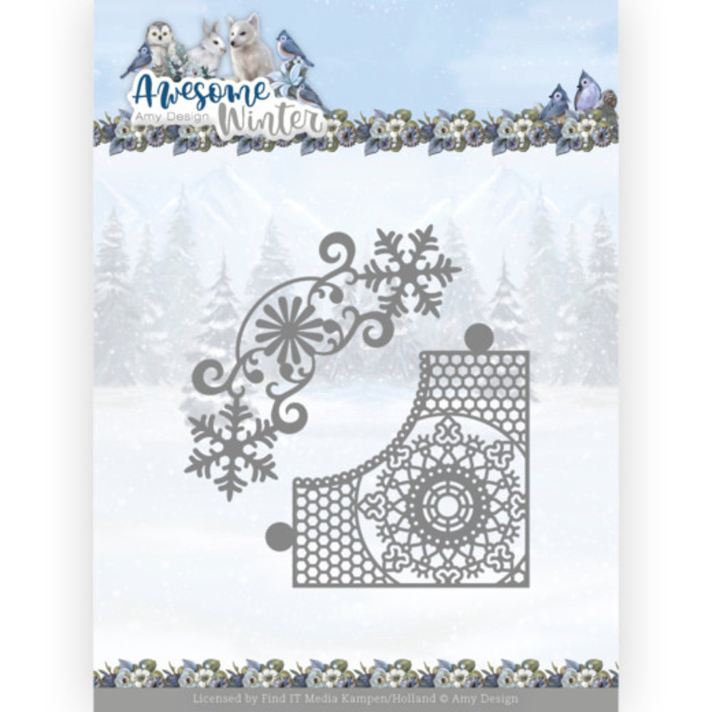 Amy Design Awesome Winter Winter Lace Corner (ADD10258) Amy Design Awesome Winter Winter Lace Corner (ADD10258)