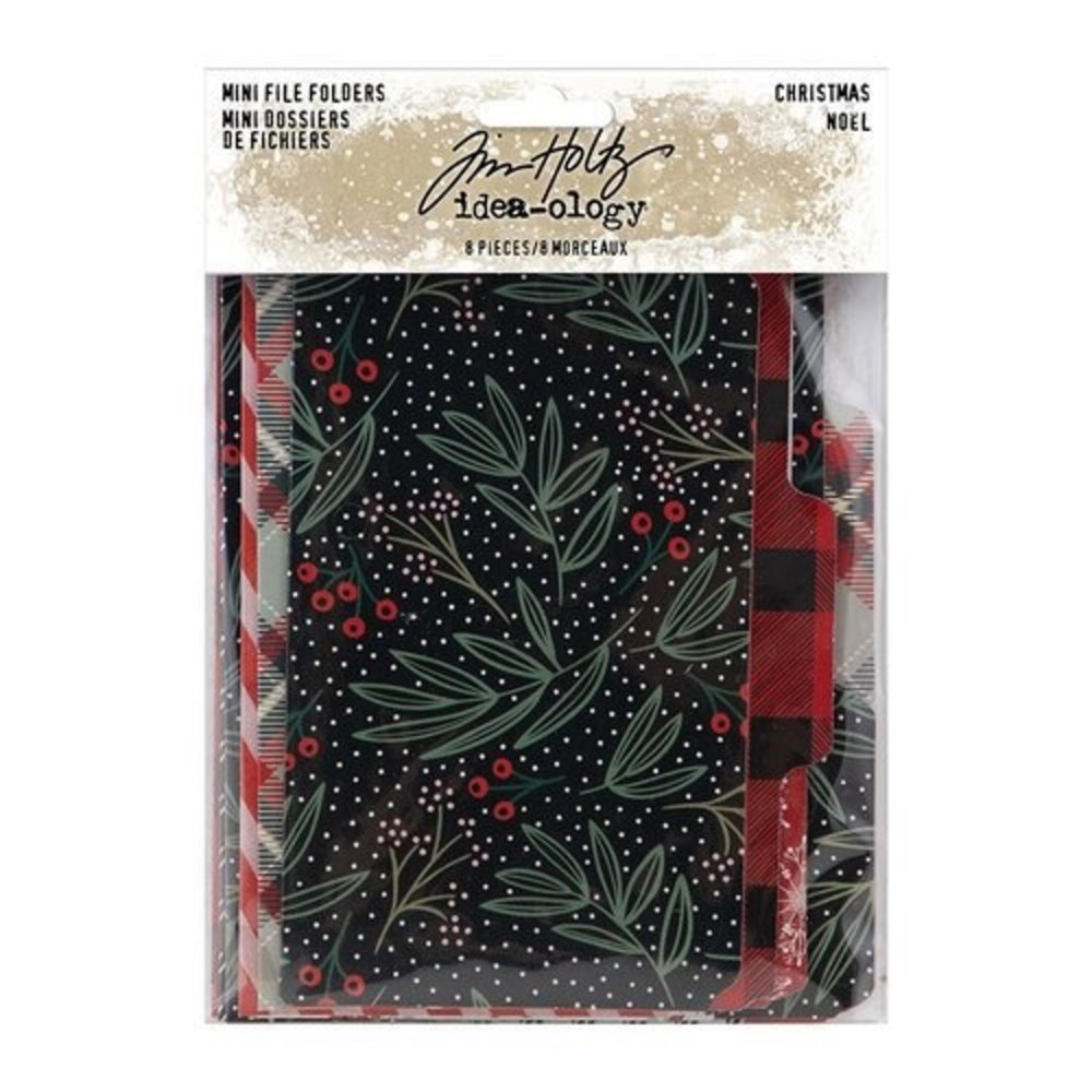 Idea-ology Tim Holtz Christmas Mini File Folders (TH94191) Idea-ology Tim Holtz Christmas Mini File Folders (TH94191)