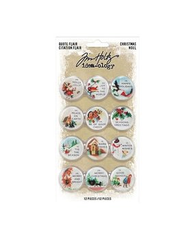 Idea-ology Tim Holtz Christmas Quote Flair (TH94196) Idea-ology Tim Holtz Christmas Quote Flair (TH94196)