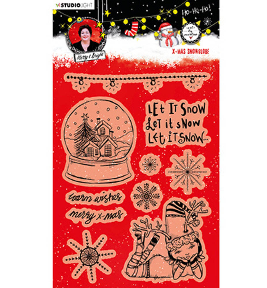 Studio Light X-MAS Christmas Snow Globe Clear Stamps (ABM-ES-STAMP83) Studio Light X-MAS Christmas Snow Globe Clear Stamps (ABM-ES-STAMP83)