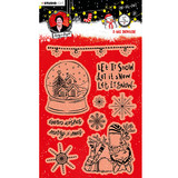 Studio Light X-MAS Christmas Snow Globe Clear Stamps (ABM-ES-STAMP83)
