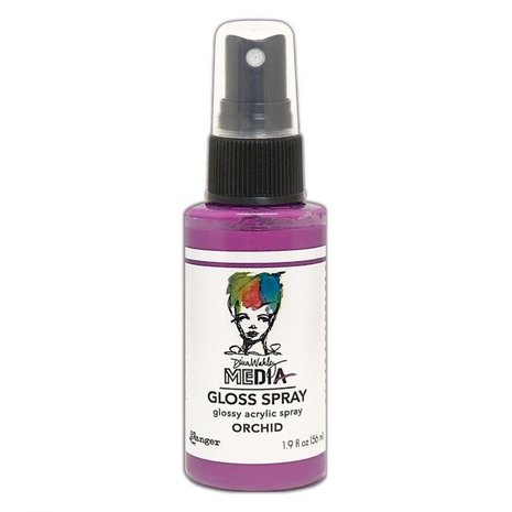 Dina Wakley MEdia Media Gloss Spray Orchid 56ml (MDO76506) Dina Wakley MEdia Media Gloss Spray Orchid 56ml (MDO76506)
