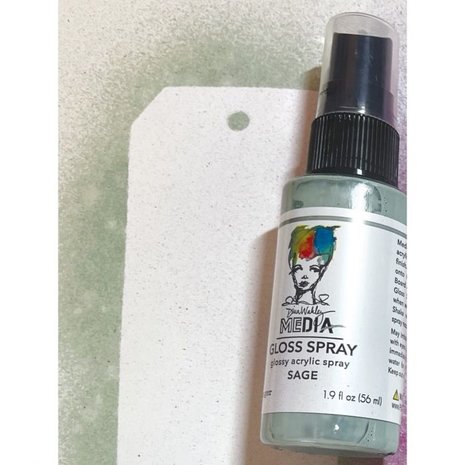 Dina Wakley MEdia Media Gloss Spray Sage 56ml (MDO76520)